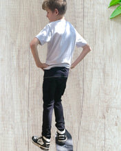 Load image into Gallery viewer, Kids Black pants with zipper
