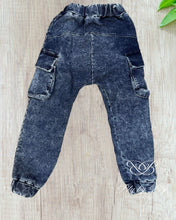 Load image into Gallery viewer, Kids washed blue color pants
